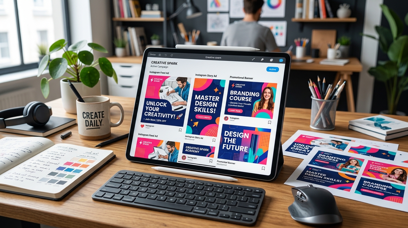 Creative Spark Academy Marketing Banners