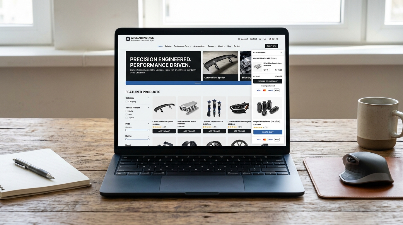 ApexGear Automotive Shopify Store